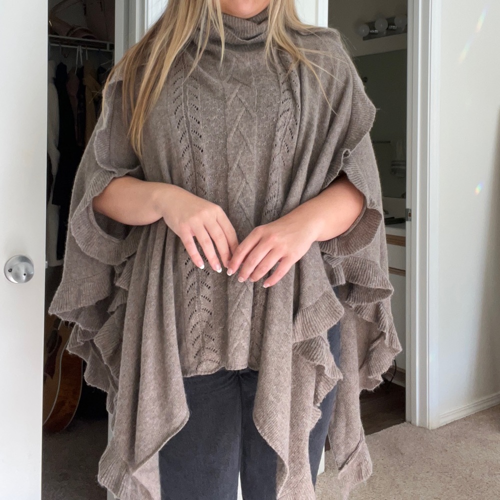 knit poncho